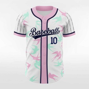 Camiseta de Béisbol Sublimada Transpirable Antiencogimiento, Uniforme de Equipo con Estampado Completo Personalizado, Camiseta Deportiva Resistente para Entrenamiento - Product Image 2
