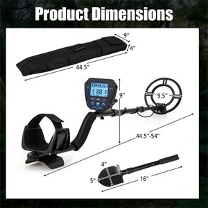 Rilevatore di Metalli Pinpoint Impermeabile con 4 Modalità di Rilevamento, Profondità Massima 10 Pollici, Portata di Rilevamento 3m - Product Image 4