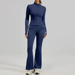 Leggings fins 100 % coton pour femmes adultes, avec coutures, tailles XL à 8XL, couleur unie, longueur genou, extensibles, antibactériens, respirants, 220g, été - Product Image 2