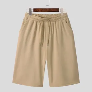 ชุดเซ็ตเสื้อผ้าลำลองสำหรับผู้ชาย ชุดฤดูร้อน 2 ชิ้น ชุดกีฬา เสื้อและกางเกงขาสั้น ชุดผู้ชาย ผ้าฝ้าย ระบายอากาศได้ดี - Product Image 4