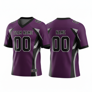 Camiseta de Fútbol Personalizada para Adultos, Manga Corta, Transpirable, Opción de Talla Grande, Cuello en V, 100% Poliéster - Product Image 4