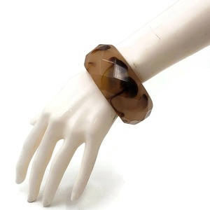 Brazalete de Resina Blanco y Negro, Imitación de Perlas, Brazalete Ancho Vintage para Bodas y Fiestas, para Mujer - Product Image 6