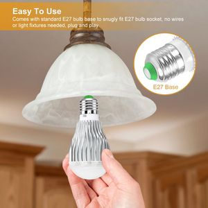 Lampadina LED Smart RGB E27 da 9W con 16 colori modificabili e telecomando IR a 24 tasti - Product Image 6
