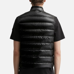 New Arrival Puffer Vest For Men's Zipper Up Warm Padded <b>Quilted</b> Stand Collar 400 Gsm Waistcoat Sleeveless Puffer Vest - Product Image 4
