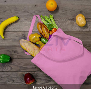 Bolsa de Compras de Algodón Orgánico con Logotipo Personalizado, Bolsas de Compras Reutilizables, Bolsa de Compras Simple en Oferta para Adultos - Product Image 4