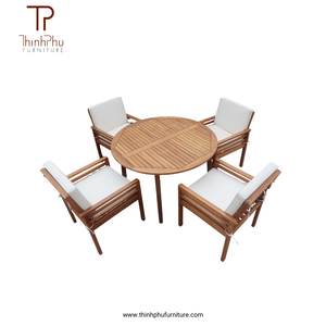 Contemporary Outdoor Rattan <b>Garden</b> <b>Chair</b> Eco-friendly Foldable Solid <b>Wood</b> Frame for Restaurant Hotel Kitchen Courtyard Villa - Product Image 3