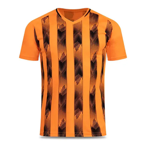 Nouvelle arrivée : Maillot de football respirant à col rond, séchage rapide, logo personnalisé, grandes tailles, tenue de football à prix bas, respirant, meilleur OEM - Product Image 4