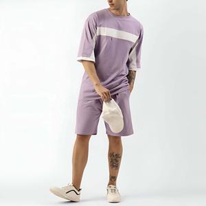 Egonex กางเกงขาสั้นและเสื้อยืด2025กีฬาสำหรับผู้ชาย, กางเกงขาสั้นผ้าฝ้ายสวมใส่สบายระบายอากาศได้ดีพิมพ์โลโก้ได้ตามต้องการลายตัวอักษรปลอดภัยสำหรับออกกำลังกาย - Product Image 1