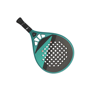 Raqueta de Pádel Redonda con Textura Mate de Fibra de Carbono, Diseño Diagonal, Núcleo de Eva Suave - Product Image 2