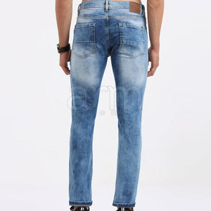 Pantalones Vaqueros Casuales para Hombre, Cintura Alta, Corte Recto, para Uso en Exteriores, Gran Venta, MOQ Bajo - Product Image 4