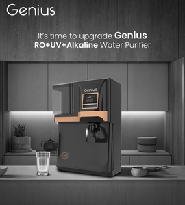 Sistema de purificación de agua alcalina por ósmosis inversa GENIUS con filtro de sedimentos de 5 micras y material de gabinete de alta calidad. - Product Image 3