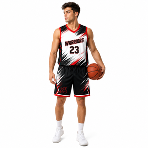 Conjunto de Uniforme de Baloncesto Juvenil, Camisetas y Pantalones Cortos de Baloncesto Sublimados Personalizados para Equipos Escolares, Clubes y Torneos - Product Image 1