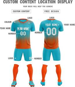 Uniforme de Fútbol de Último Diseño 100% Poliéster, Nuevo Estilo, Uniforme Profesional para Adultos, Calidad Premium, Color Personalizado, Secado Rápido - Product Image 3