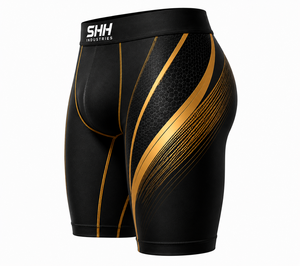 Custom Men Compression Shorts Quick Dry Stretch Gym Running Training Athletic Sports Tights OEM Private Label Wholesale - Product Image 3