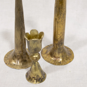 Portavelas Duradero de Latón Sólido Natural Hecho a Mano con Relieve, para Múltiples Ocasiones, Decoración del Hogar, Especial para Pascua y Cumpleaños - Product Image 3