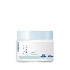 ROUND LAB 1025 Dokdo Light Cream (80ml) - Crema Hidratante en Gel Ligera y Refrescante, Equilibrio Aceite-Agua de Agua de Mar Profunda para Piel Sensible - Product Image 1