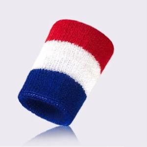 Al por mayor: Muñequeras y diademas deportivas personalizadas de algodón rizado con bordado para correr, tenis, baloncesto y entrenamiento - Product Image 6