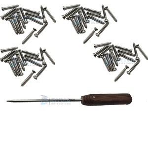 Tornillos Corticales de 3.5mm, 200 Unidades, Hexdrive SS, Autoperforantes, Implantes Ortopédicos, Implantes Veterinarios - Product Image 1
