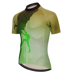 Maillot de cyclisme à manches courtes de haute qualité, imprimé sur mesure, avec logo couleur personnalisé, réversible, écologique, confortable et léger, vente en gros - Product Image 1