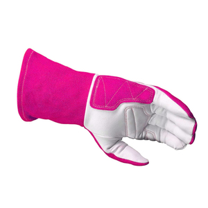 Custom-Made Heavy Duty Cow Split Leather Welding Work <b>Gloves</b> Heat Resistant And Fireproof <b>For</b> BBQ Working Hand Safety <b>Gloves</b> - Product Image 6