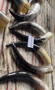 งานตกแต่งผนังรูปเขาสัตว์ขัดเงาแบบลองฮอร์น คู่หนึ่ง ดีไซน์อาร์ตเดโค ขนาดใหญ่ 10 ถึง 18 นิ้ว สำหรับงานแต่งงาน วันเกิด วันครบรอบ - Product Image 3