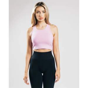 Camiseta deportiva de algodón transpirable de primera calidad, camiseta sin mangas acanalada para mujer, camiseta deportiva con cuello cuadrado para gimnasio, para mujer - Product Image 1