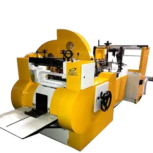 Automatic Paper bag making machine with online printing attachment at affordable price in one process from paper roll paper