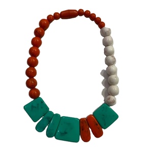 สร้อยคอลูกปัดเรซิ่น แฟชั่นเครื่องประดับงานปาร์ตี้ อินเดีย ทุกสี ดีไซน์ล่าสุด - Product Image 1