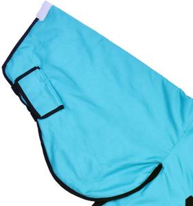 Couverture pour cheval en nylon bleu de haute qualité 1200 Combo, polaire, polyester, coton, toile, pour l'hiver indien - Product Image 2