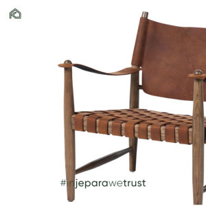 Silla de Diseño Francés Moderno con Estructura de Madera de Teca Sólida y Cojín de Espuma - Silla de Salón para Apartamento - Yasa - Product Image 5