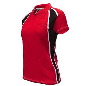 Camiseta polo deportiva para mujer, mezcla de algodón suave, manga corta, corte ajustado, versátil para oficina, informal o para actividades al aire libre. - Product Image 3