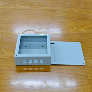 Caja de Panel Eléctrico de Acero Laminado en Frío con Recubrimiento en Polvo Gris, Carcasa de Montaje en Pared para Sistema de Control de Interruptores - Product Image 1