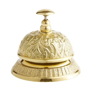 Campana Decorativa Vintage de Aluminio para Restaurante, Oficina, Cocina, Campana de Mesa de Aluminio con Botón de Presión - Product Image 1