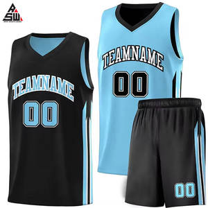 Conjunto de Uniforme de Baloncesto Personalizado con Impresión Digital, Jersey de Baloncesto para Hombre, Tallas Grandes, Secado Rápido y Transpirable, Venta al Por Mayor - Product Image 1