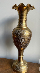 Handcrafted Brass <b>Vase</b> for Home Decor & Gifting | Antique Brass Flower <b>Vase</b> | Polished Brass <b>Decorative</b> <b>Vase</b> - Product Image 4