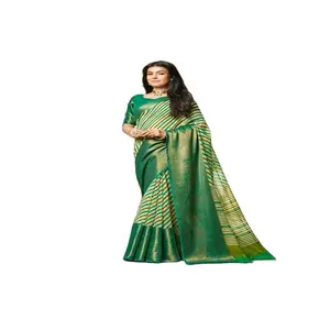 Sari di cotone di qualità dell'esportazione indiana per le donne abbigliamento etnico a basso prezzo per abbigliamento da sposa a prezzo all'ingrosso dall'india