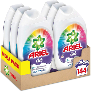 Detergente de Lavandería Ariel Eco-Friendly Premium en Gel, Paquete de 144 Lavados (6 x 888 ml), Limpieza Eficaz, Fragancia a Jazmín - Product Image 2