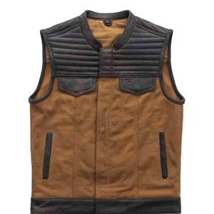 Nuevo Chaleco de Seguridad para Motociclismo de Cuero Personalizado OEM, Resistente al Viento, Talla Grande, para Hombre - Product Image 1