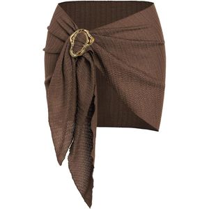Pareo de Playa Ligero para Mujer, Falda Envolvente de Chifón Transparente - Product Image 1