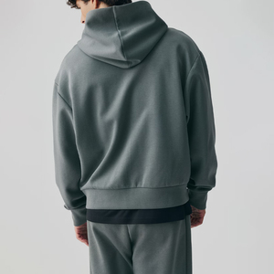 High-quality Winter Zip-up Hooded <b>Jacket</b> <b>Thick</b> <b>Fleece</b> 100% Cotton for Men Made in Pakistan by Salamons Wears - Product Image 5