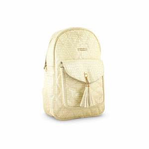 P55270เป้สะพายหลังเก็บความเย็นลำลองสีทองสำหรับใช้ในชีวิตประจำวัน - Product Image 2