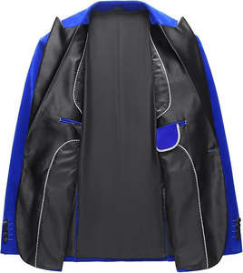 Nouveaux Blazers Homme 2006 – Veste de Marque Tendance, Manteau Décontracté Slim, Blazer Élégant pour Homme, Vestes de Costume d'Affaires Rayées pour Homme - Product Image 3