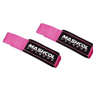 Haute Qualité Rose 100% Coton Sangles De Levage Néoprène Rembourré Gym Haltérophilie Main Bar pour Pull Ups Poignet Sangles Fitness Utilisation - Product Image 5