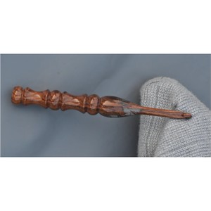 Handmade Ergonomic wood <b>Crochet</b> <b>Hook</b> - Premium Wooden Knitting Needle for Chunky Yarn & DIY Crafting - Comfort Grip <b>Hook</b> Needles - Product Image 2
