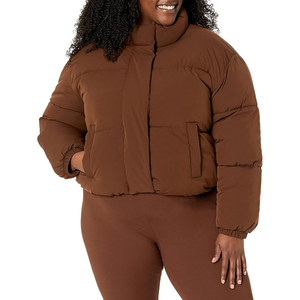 High Quality Custom Made Women's Puffer <b>Jacket</b> Breathable and Sustainable with Cotton Filling Top Hooded Women's Coat - Product Image 4