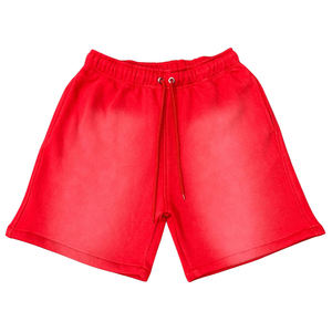 Mens Casual Fleece Short Soft Cotton Blend Sweat Short Comfortable Relaxed Fit Lounge Wear with <b>Elastic</b> Waist and Pockets - Product Image 1