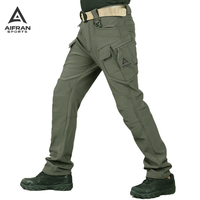 Pantalon utilitaire extensible pour homme, multi-poches, durable, pour le travail en extérieur, la randonnée, la pêche, le trekking