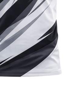 Camiseta Deportiva Personalizada para Hombre, Negra y Blanca, de Secado Rápido, Poliéster, Estampado Personalizado, Manga Corta, para Gimnasio, Running y Entrenamiento - Product Image 6