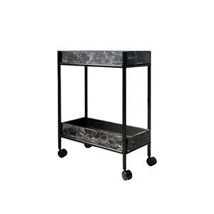 Carrito de Cocina Rodante de Alta Capacidad con Dos Niveles, Superficie Amplia y Ruedas Resistentes, Esencial para el Almacenamiento en el Hogar - Product Image 1