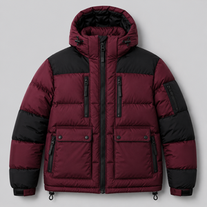 Wholesale baffle quilt <b>jacket</b> heavyweight quilted outerwear custom outerwear supplier Factory Price - Product Image 5